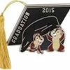 Disney Graduation Day Pin - 2015 Graduation - Chip And Dale