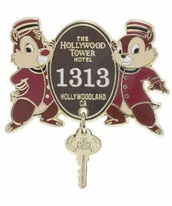 Disney Tower Of Terror Pin - Hollywood Tower Hotel - Chip N Dale