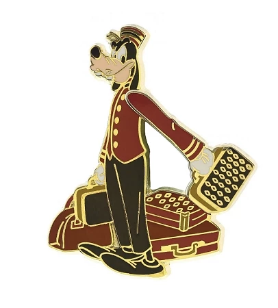 Disney Tower Of Terror Pin - Hollywood Tower Hotel - Goofy Bellhop 3 Disney Tower Of Terror Pin - Hollywood Tower Hotel - Goofy Bellhop