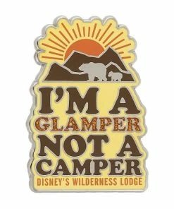 Disney Wilderness Lodge Pin - I'm A Glamper Not A Camper
