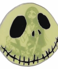 Disney Nightmare Before Christmas Pin - Jack And Sally Face