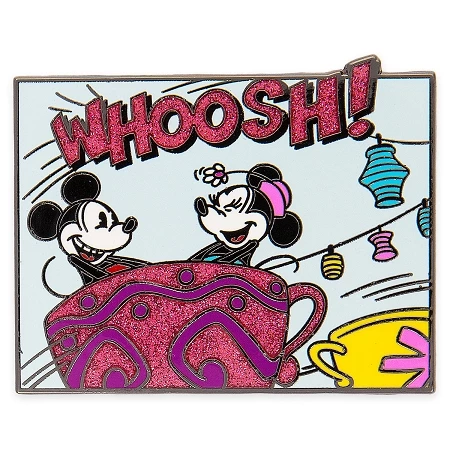 Disney Mickey And Minnie Pin - Mad Tea Party 3 Disney Mickey And Minnie Pin - Mad Tea Party