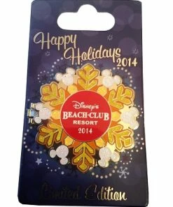 Disney Holidays Resort Pin - 2014 Beach Club Resort