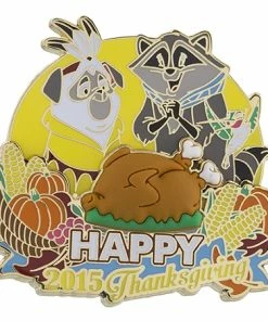 Disney Thanksgiving Pin - 2015 Percy And Meeko