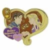 Disney Valentine's Day Pin - 2016 Rapunzel And Flynn -Pins Shop pins valentines day 2016