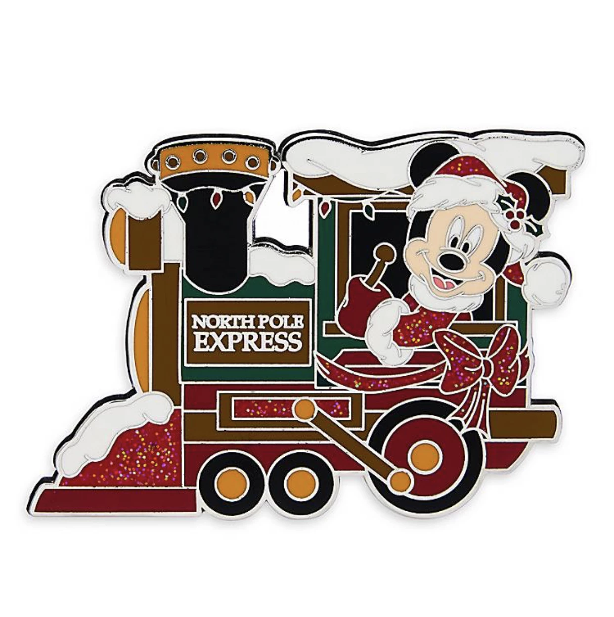 Disney Holiday Pin - Santa Mickey Mouse Train Locomotive 3 Disney Holiday Pin - Santa Mickey Mouse Train Locomotive