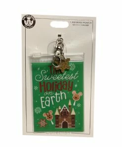 Disney Lanyard Pouch With Charm - 2019 Holiday - Sweetest Holiday On Earth