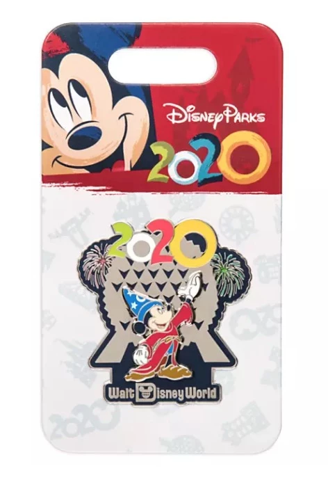 Disney 2020 Pin - Sorcerer Mickey At Spaceship Earth 3 Disney 2020 Pin - Sorcerer Mickey At Spaceship Earth