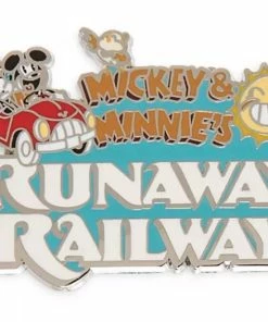 Disney Runaway Railway Pin - Mickey & Minnie Logo