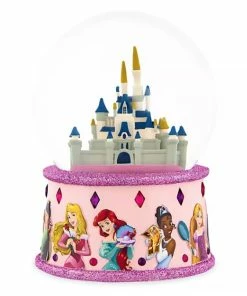 Disney Snow Globe - Fantasyland Castle With Princesses
