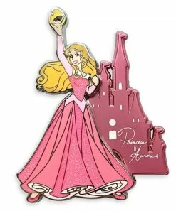 Disney Sleeping Beauty Pin - Aurora With Castle