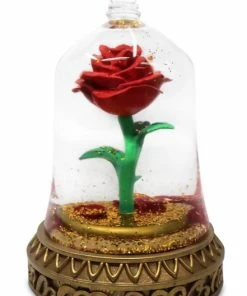 Disney Snow Globe - Beauty And The Beast Enchanted Rose