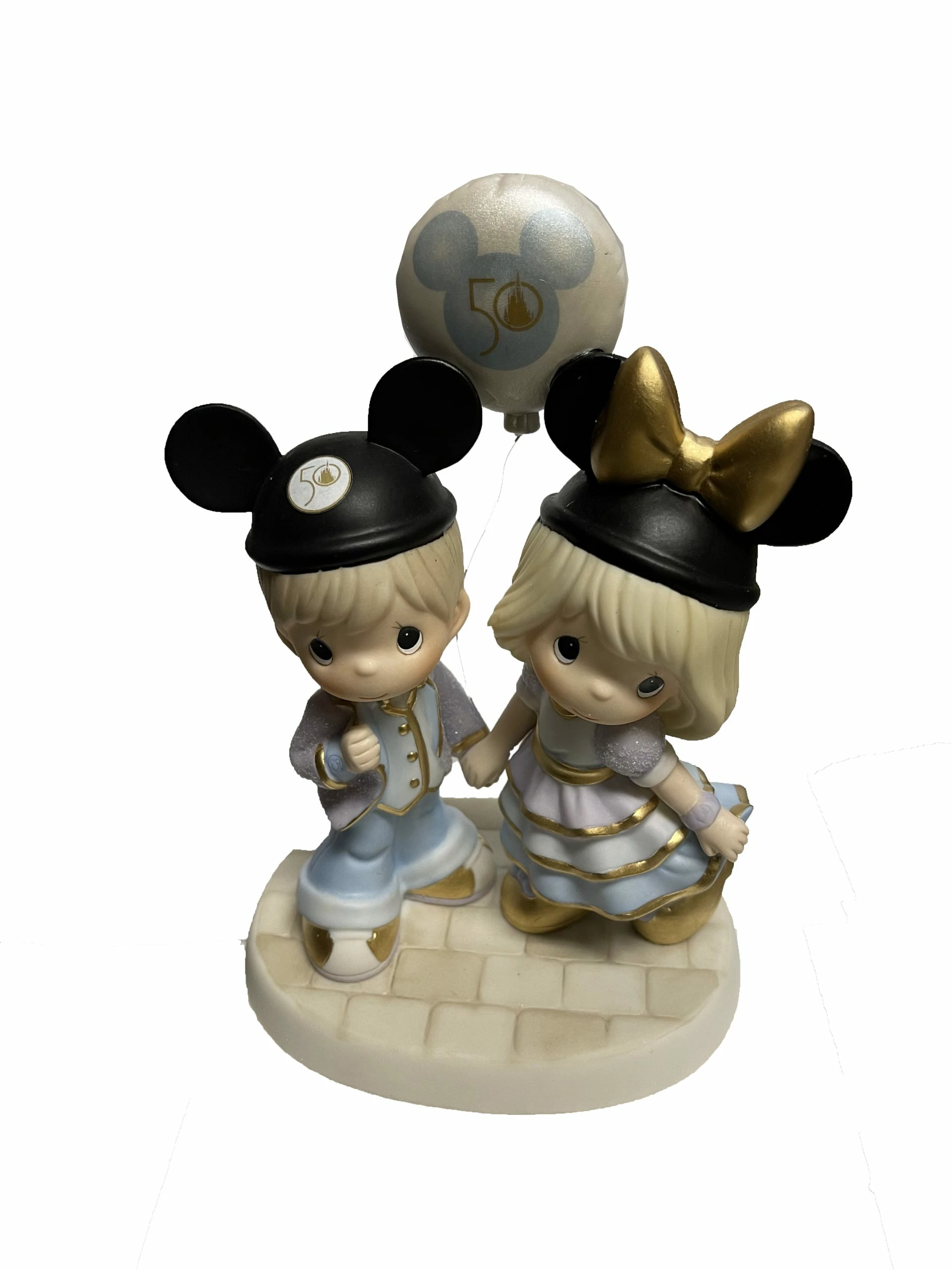 Disney Precious Moments Figure - Walt Disney World Anniversary Couple 3 Disney Precious Moments Figure - Walt Disney World Anniversary Couple