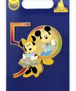 Disney 50th Anniversary Pin - Mickey And Minnie Mouse