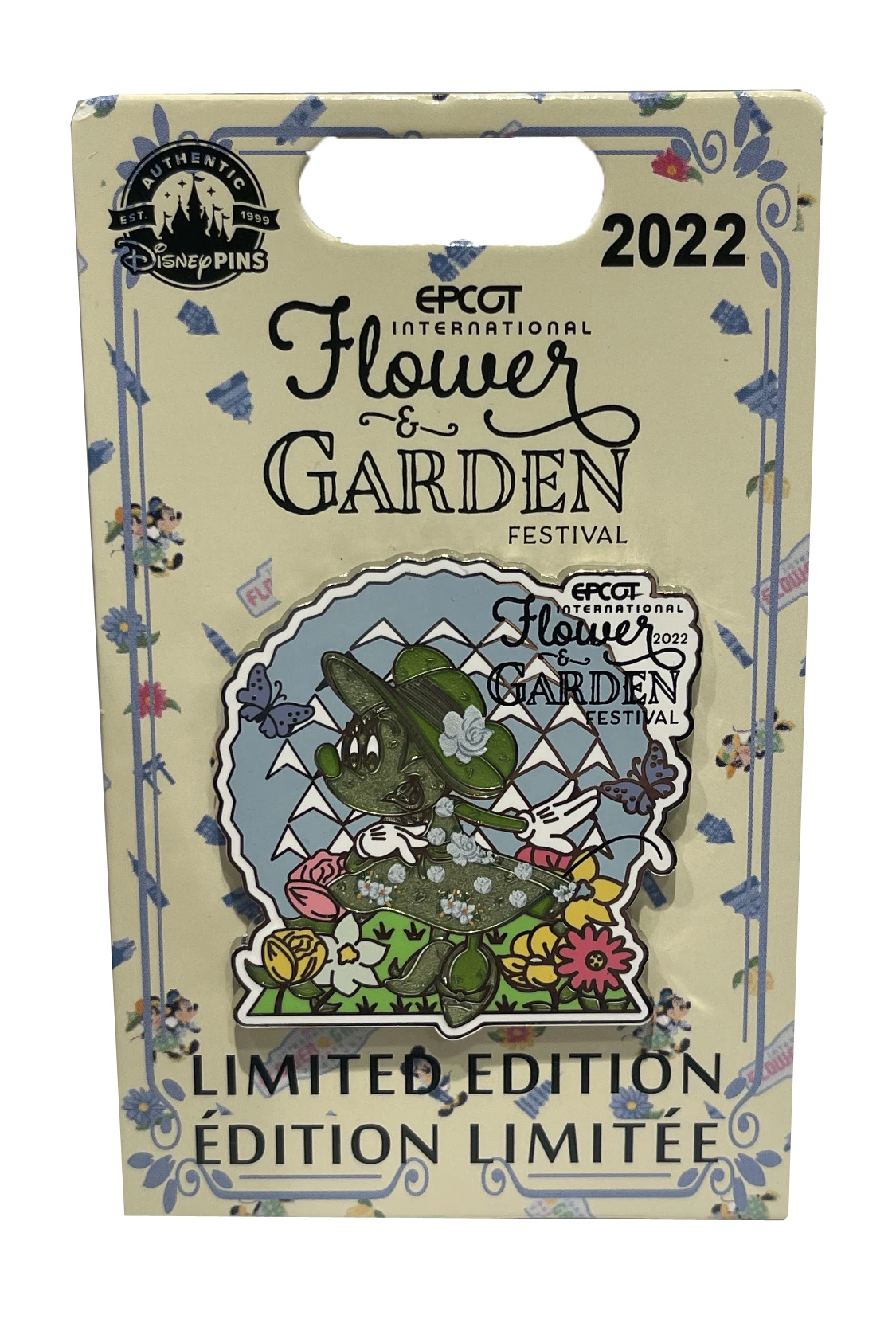 Disney Flower & Garden Festival Pin - 2022 Minnie Mouse - Limited 3 Disney Flower & Garden Festival Pin - 2022 Minnie Mouse - Limited