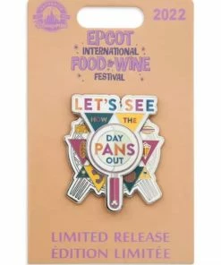 Disney Food & Wine Festival Pin - 2022 How The Day Pans Out