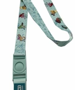 Disney Reversible Pin Lanyard - Disney Princesses - Blue