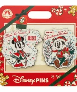 Disney Holiday Pin Set - 2022 Mickey And Minnie