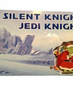 Disney Christmas Pin - Silent Knight Jedi Knight - Santa Yoda