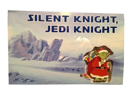 Disney Christmas Pin - Silent Knight Jedi Knight - Santa Yoda 3 Disney Christmas Pin - Silent Knight Jedi Knight - Santa Yoda